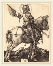 Albrecht DÃ¼rer (German, 1471-1528), Saint George on Horseback, 1508, engraving