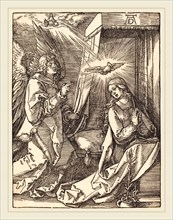 Albrecht DÃ¼rer (German, 1471-1528), The Annunciation, probably c. 1509-1510, woodcut