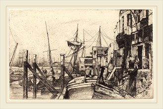 James McNeill Whistler (American, 1834-1903), Limehouse, 1859, etching