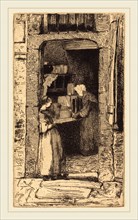 James McNeill Whistler (American, 1834-1903), La Marchande de Moutarde, 1858, etching