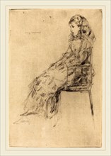 James McNeill Whistler (American, 1834-1903), Fanny Leyland, 1873, drypoint