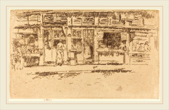 James McNeill Whistler (American, 1834-1903), Rue de la Rochefoucault, 1893, etching