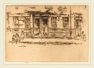 James McNeill Whistler (American, 1834-1903), Justice Walk-Chelsea, c. 1886-1888, etching