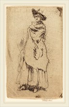 James McNeill Whistler, The Mantle, American, 1834-1903, etching