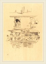 James McNeill Whistler (American, 1834-1903), The Long Balcony, 1894, lithograph