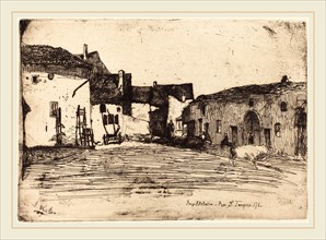 James McNeill Whistler (American, 1834-1903), Liverdun, 1858, etching