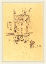 James McNeill Whistler (American, 1834-1903), Rue Furstenberg, 1894, lithograph
