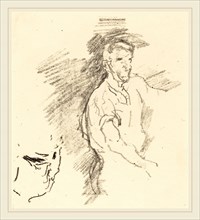 James McNeill Whistler (American, 1834-1903), Sketch of a Blacksmith, 1895, lithograph