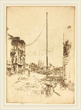 James McNeill Whistler (American, 1834-1903), The Little Mast, 1880, etching