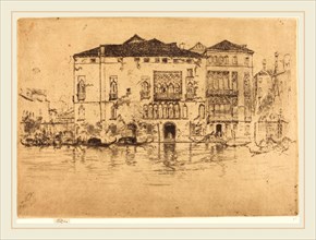 James McNeill Whistler (American, 1834-1903), The Palaces, 1880, etching and drypoint