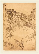 James McNeill Whistler (American, 1834-1903), The Bridge, 1879-1880, etching