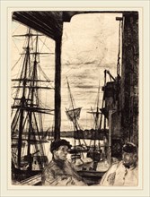 James McNeill Whistler (American, 1834-1903), Rotherhithe, 1860, etching