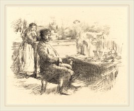 James McNeill Whistler, The Shoemaker, American, 1834-1903, lithograph