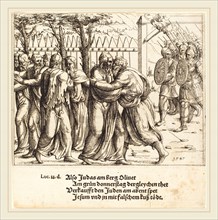Augustin Hirschvogel (German, 1503-1553), The Kiss of Judas, etching