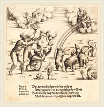 Augustin Hirschvogel (German, 1503-1553), The Last Judgment, 1549, etching