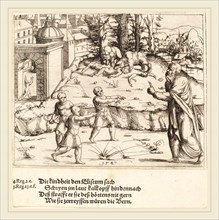Augustin Hirschvogel (German, 1503-1553), The Murder of the Children of Bethel, 1547, etching