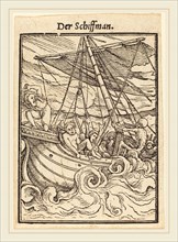 Hans Holbein the Younger (German, 1497-1498-1543), Sailor, woodcut