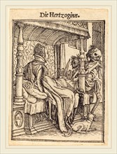 Hans Holbein the Younger (German, 1497-1498-1543), Duchess, woodcut