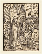 Hans Holbein the Younger (German, 1497-1498-1543), Parish Priest, woodcut