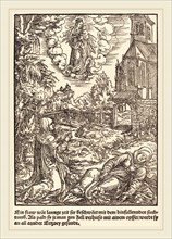 Master of the Miracles of Mariazell (German, active early 16th century), Ein Frau war lannge Zeit ,