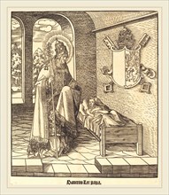Leonhard Beck (German, c. 1480-1542), Saint Leo (Pope Leo IX), 1516-1518, woodcut