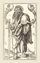 Lucas Cranach the Elder (German, 1472-1553), Saint Paul, woodcut