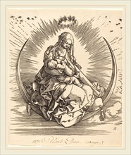 Albrecht DÃ¼rer (German, 1471-1528), The Madonna on the Crescent, 1510-1511, woodcut