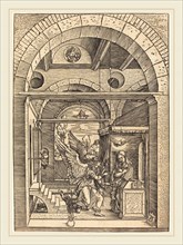 Albrecht DÃ¼rer (German, 1471-1528), The Annunciation, c. 1502-1504, woodcut