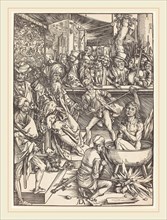 Albrecht DÃ¼rer (German, 1471-1528), The Martyrdom of Saint John, probably c. 1496-1498, woodcut