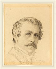 Eastman Johnson (American, 1824-1906), Self-Portrait, c. 1850, graphite on wove paper
