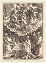 Albrecht DÃ¼rer (German, 1471-1528), The Assumption and Coronation of the Virgin, 1510, woodcut