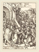 Hans Leonard SchÃ¤ufelein (German, c. 1480-1485-1538-1540), Christ Bearing the Cross, woodcut
