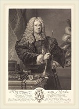 Johann Georg Wille after Carlo Francesco Rusca, Cavalier (German, 1715-1808), Johann von Erlach,