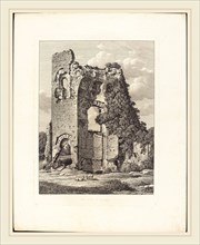 Johann Christian Reinhart (German, 1761-1847), Vicino al Circo di Caracalla, 1797, etching on laid