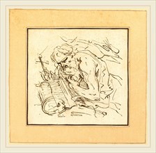 Johann Gottlieb Prestel after Domenichino (German, 1739-1808), Saint Jerome, published 1782,