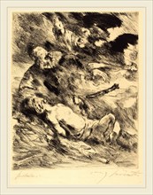 Lovis Corinth after Rembrandt van Rijn, The Sacrifice of Isaac (Die Opferung Isaacs), German,