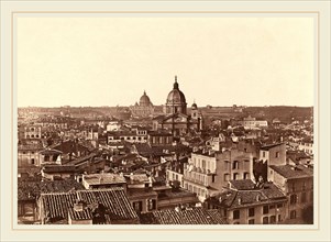 James Anderson (British, 1813-1877), View of Rome, c. 1855, salted paper print from collodion