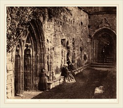 Roger Fenton (British, 1819-1869), The Cloisters, Tintern Abbey, 1854, salted paper print from