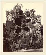 Adolphe Braun (French, 1812-1877), The Exploded Tower, Heidelberg Castle, c. 1865, albumen print