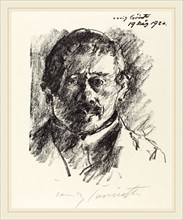 Lovis Corinth, Self-Portrait (Selbstbildnis), German, 1858-1925, 1920, lithograph