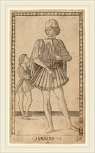 Master of the E-Series Tarocchi (Italian, active c. 1465), Chavalier (Knight), c. 1465, engraving