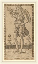 Master of the E-Series Tarocchi (Italian, active c. 1465), Chronico (Genius of Time), c. 1465,