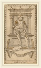 Master of the E-Series Tarocchi (Italian, active c. 1465), Marte (Mars), c. 1465, engraving with