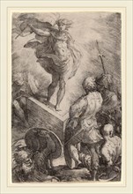 Parmigianino (Italian, 1503-1540), The Resurrection of Christ, c. 1528-1529, etching and engraving