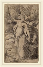 Parmigianino (Italian, 1503-1540), Judith, etching