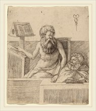 Jacopo de' Barbari (Italian, c. 1460-1470-1516 or before), Two Philosophers, c. 1509, engraving