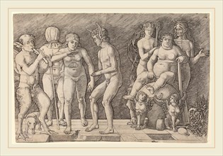 Workshop of Andrea Mantegna, Virtus Combusta: An Allegory of Virtue, c. 1495-1500, engraving