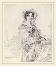 Jean-Auguste-Dominique Ingres (French, 1780-1867), Mrs. Charles Badham, 1816, graphite on wove
