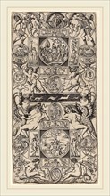 Nicoletto da Modena (Italian, active 1500-1512), Ornament Panel with Orpheus and the Judgment of