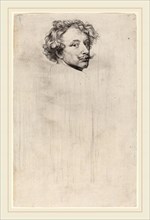 Sir Anthony van Dyck (Flemish, 1599-1641), Self-Portrait, probably 1626-1641, etching